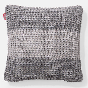 Decorative Cushion Cover 47 x 47cm - Cotton Blend Chester Grey