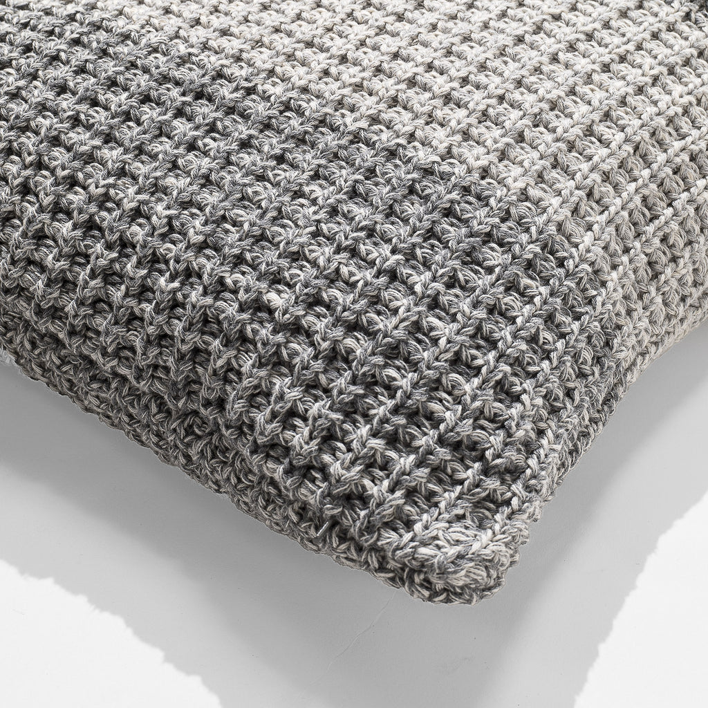 Decorative Cushion 47 x 47cm - 100% Cotton Chester Grey