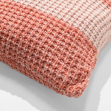 Decorative Cushion 47 x 47cm - 100% Cotton Chester Pink