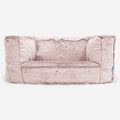 Faux Fur Rabbit Dusty Pink