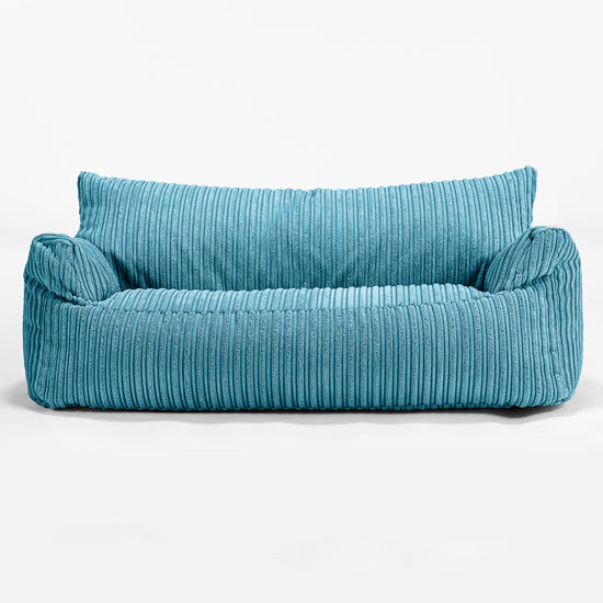 Josephine Children's Sofa Bean Bag 1-5 yr - Cord Aegean Blue 01