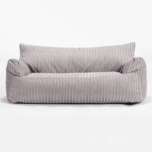 Children's Josephine Sofa Bean Bag 1-5 yr - Cord Aluminium Silver 01