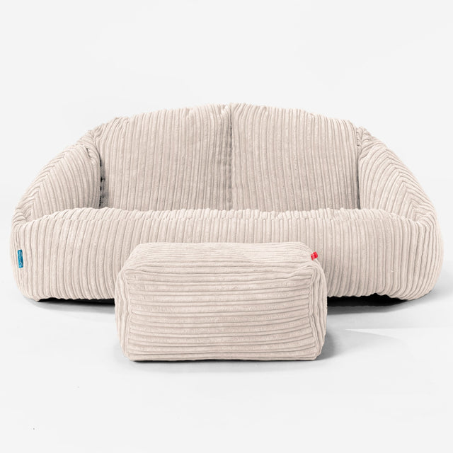 Bubble Kids Sofa Bean Bag - Cord Ivory 02