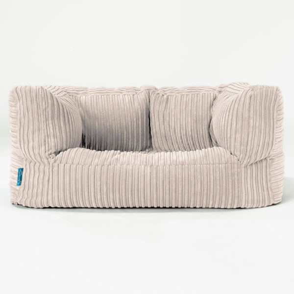 Albert Kids Sofa Bean Bag - Cord Ivory 01