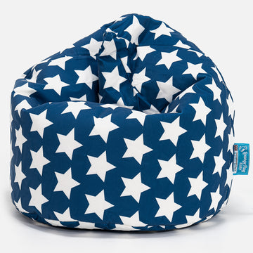 Children's Bean Bag - Print Blue Star 01