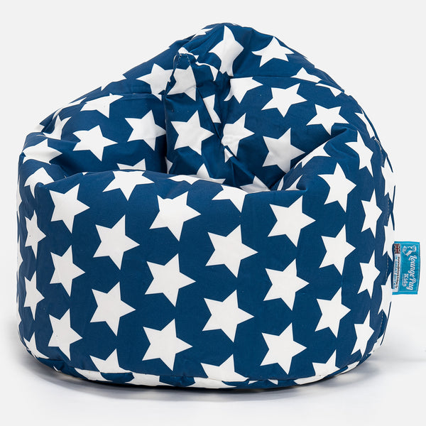 Children's Bean Bag - Print Blue Star 01