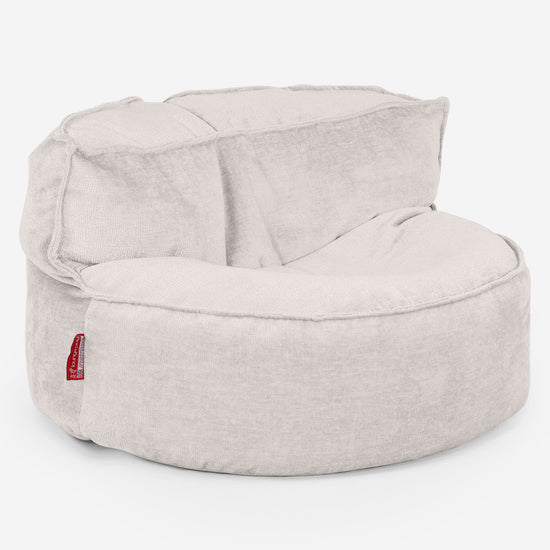 Chloe Bean Bag Sofa - Chenille Cream 01