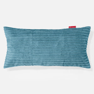 XL Rectangular Support Cushion Cover 40 x 70cm - Cord Aegean Blue