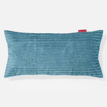 XL Rectangular Support Cushion Cover 40 x 80cm - Cord Aegean Blue 01