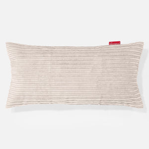 XL Rectangular Support Cushion Cover 40 x 70cm - Cord Ivory