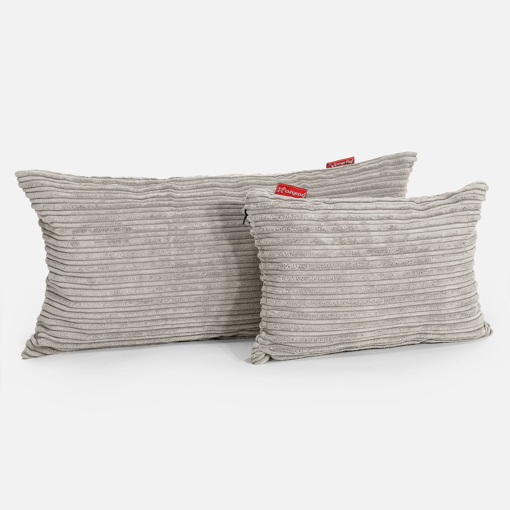 XL Rectangular Support Cushion Cover 40 x 80cm - Cord Mink 03