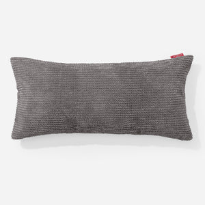 XL Rectangular Support Cushion Cover 40 x 70cm - Pom Pom Charcoal Grey