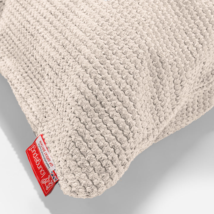 XL Rectangular Support Cushion 40 x 80cm - Pom Pom Ivory 02