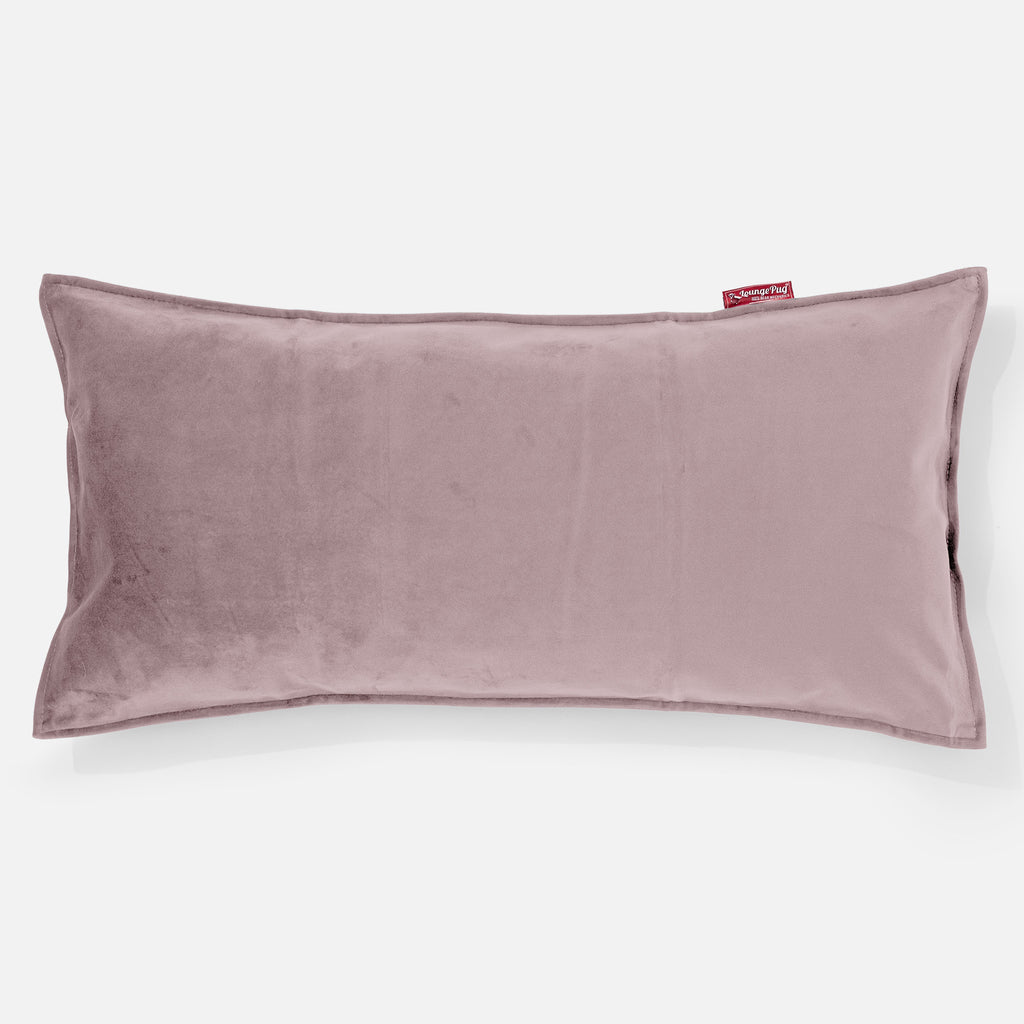 XL Rectangular Support Cushion Cover 40 x 80cm - Velvet Rose Pink 01