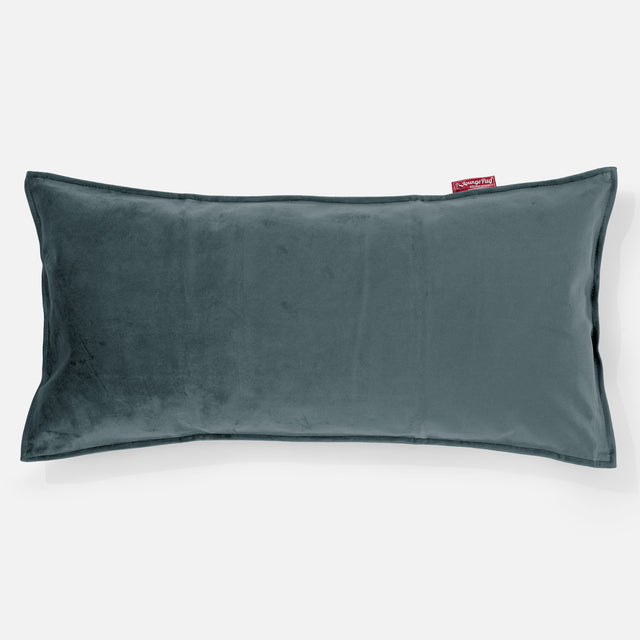 XL Rectangular Support Cushion Cover 40 x 80cm - Velvet Teal 01