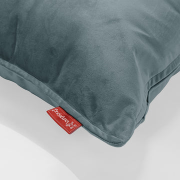 XL Rectangular Support Cushion Cover 40 x 80cm - Velvet Teal 02