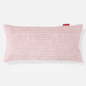 XL Rectangular Support Cushion Cover 40 x 70cm - Cord Blush Pink