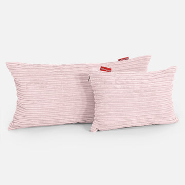 XL Rectangular Support Cushion 40 x 80cm - Cord Blush Pink 03