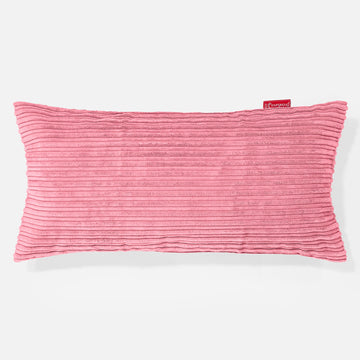 XL Rectangular Support Cushion 40 x 80cm - Cord Coral Pink 01