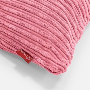 XL Rectangular Support Cushion 40 x 80cm - Cord Coral Pink 02