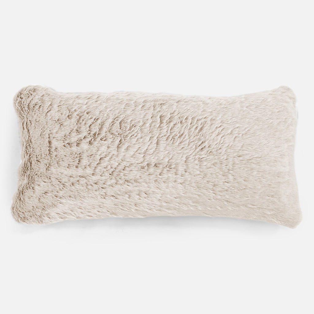 Fur shop rectangle pillow