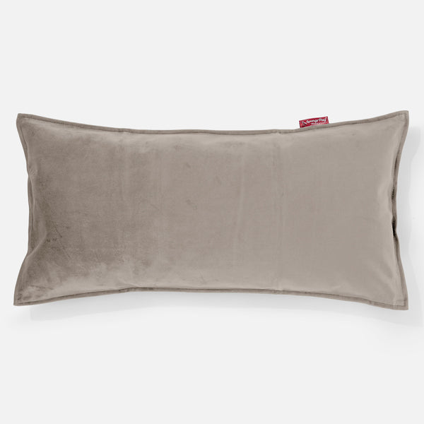 XL Rectangular Support Cushion Cover 40 x 80cm - Velvet Mink 01