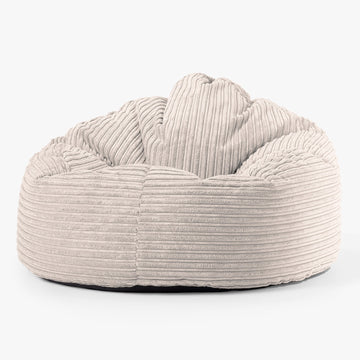 Archi Bean Bag Chair - Cord Ivory 01
