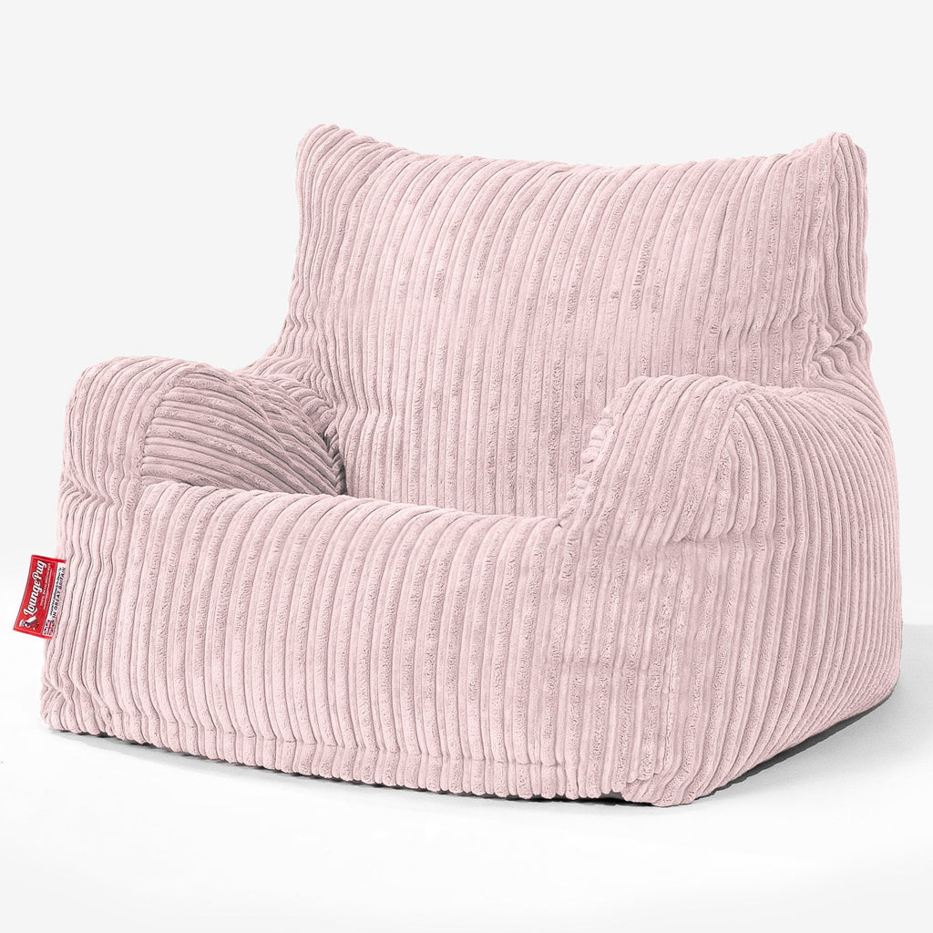 Bean Bag Armchair - Cord Blush Pink 01