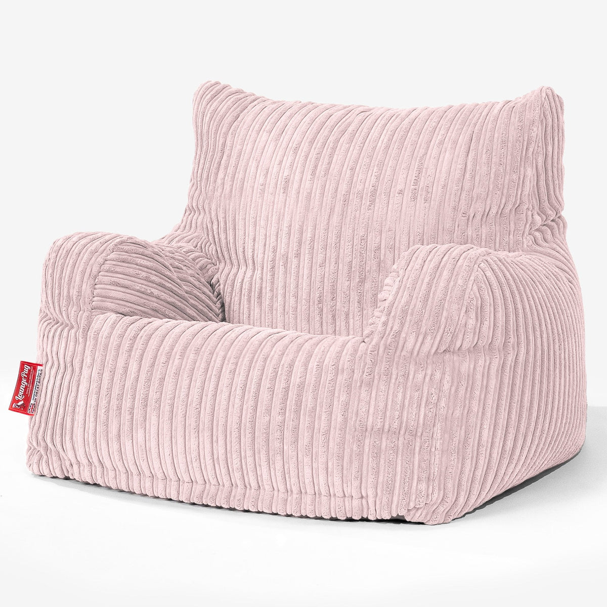 Lounge Pug Cord Bean Bag Chairs Adult Beanbag Armchair UK Blush Pink