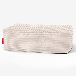 Large Footstool - Cord Ivory