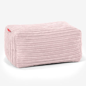 Small Footstool - Cord Blush Pink