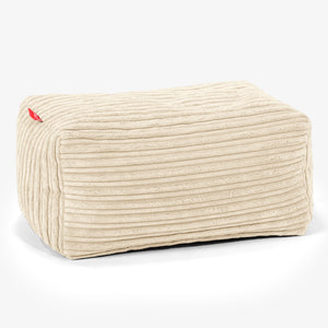 Small Footstool - Cord Cream