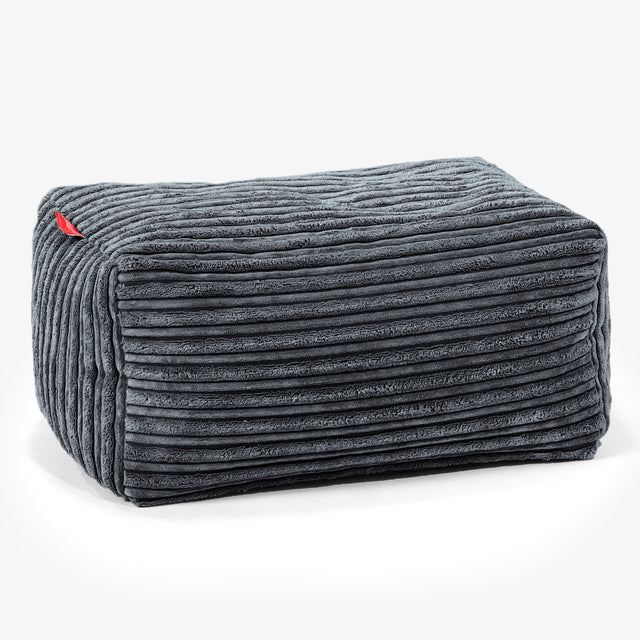 Small Footstool - Cord Steel Grey 01