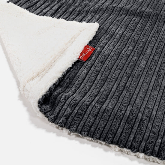 Black sherpa throw online