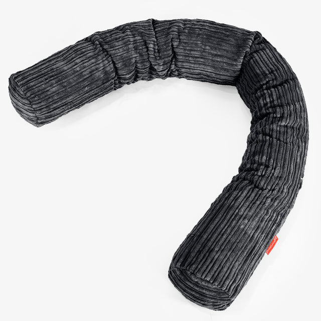 XXL Cuddle Cushion - Cord Black 01