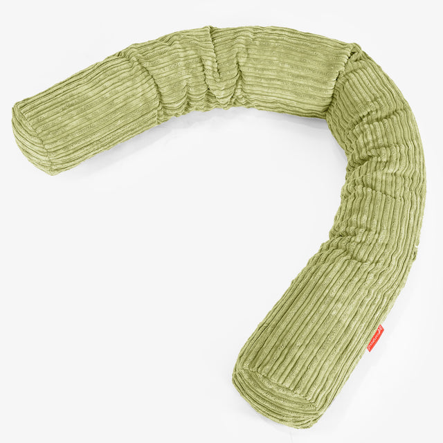 XXL Cuddle Cushion - Cord Lime Green 01