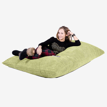XL Pillow Beanbag - Cord Lime Green 04
