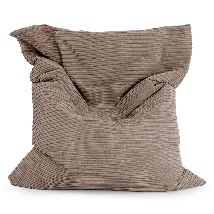 XL Pillow Beanbag - Cord Mocha Brown 02