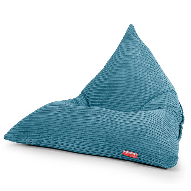 Gaming Lounger Bean Bag - Cord Aegean Blue 01