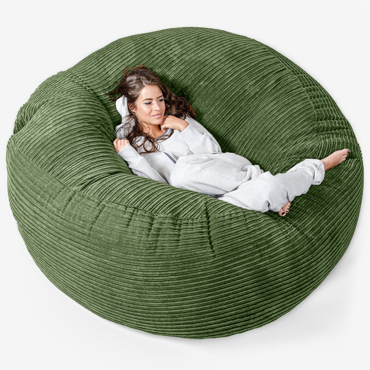 Beanbag Sofa Bag Chair Big Sofa Homguava Large Foam-Filled Bean