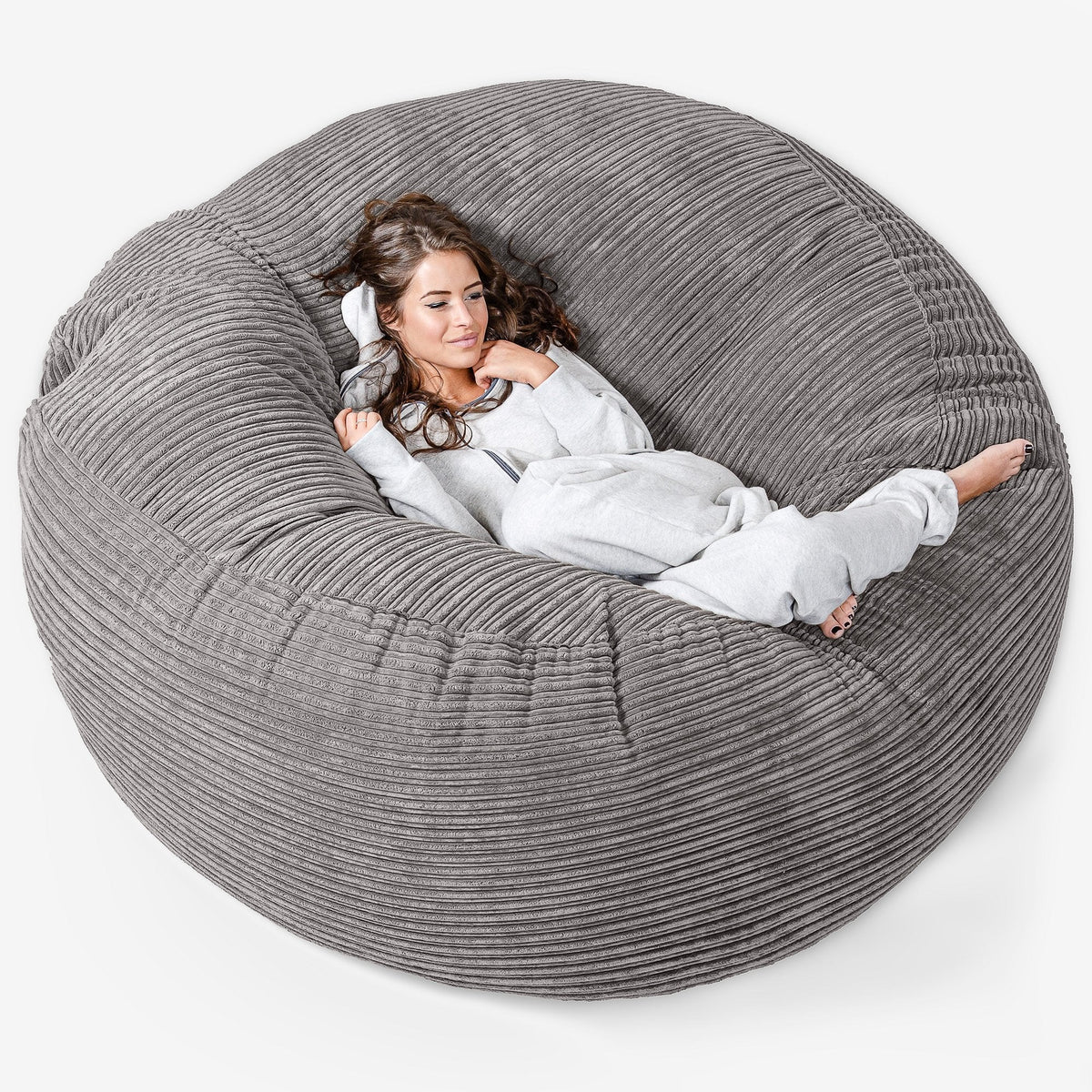 3 Sizes Large Bean Bag Sofa Cover with Pockets Lounger Chair Sofa Living  Room Furniture Beanbag Bed for Adults Kids Just Cover No Filling -  Walmart.com