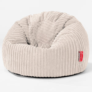 Classic Kids Bean Bag Chair 1-5 yr - Cord Ivory