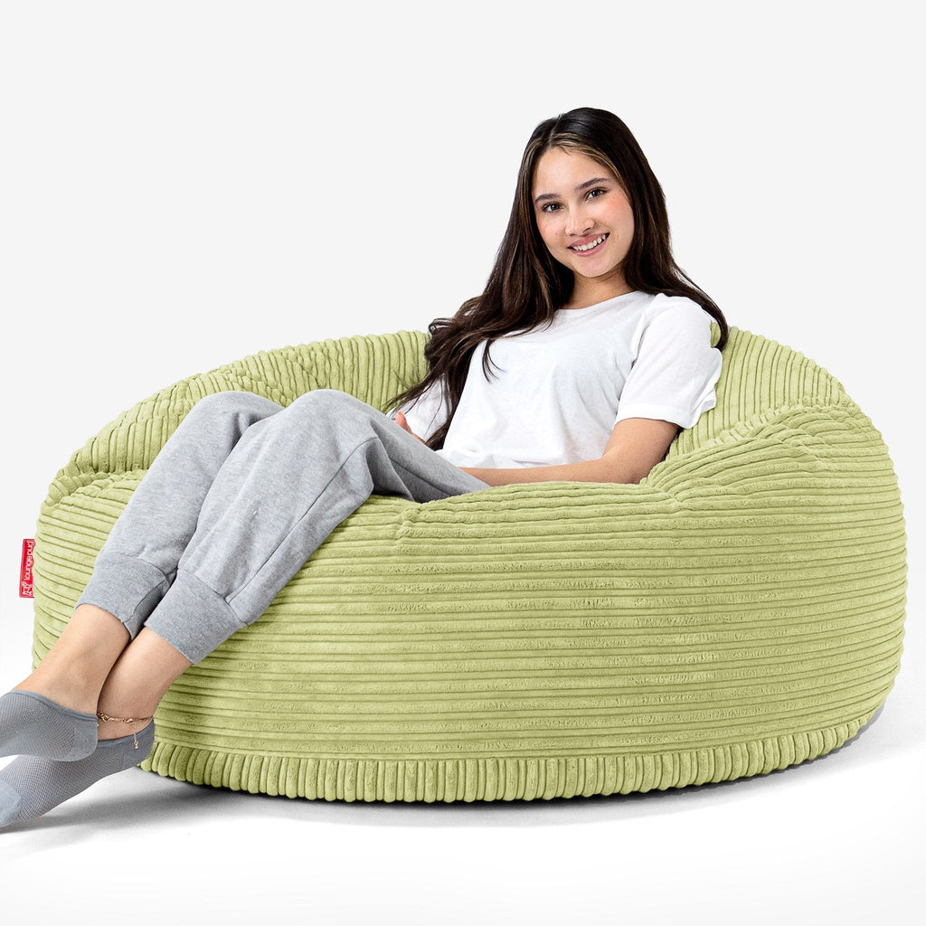 Mammoth Bean Bag Sofa - Cord Lime Green 04