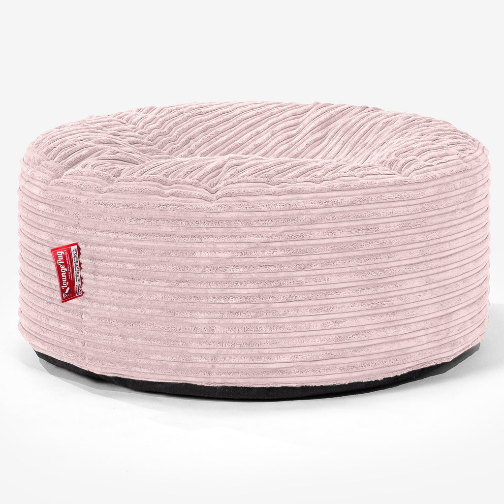 Blush pink sales pouffe