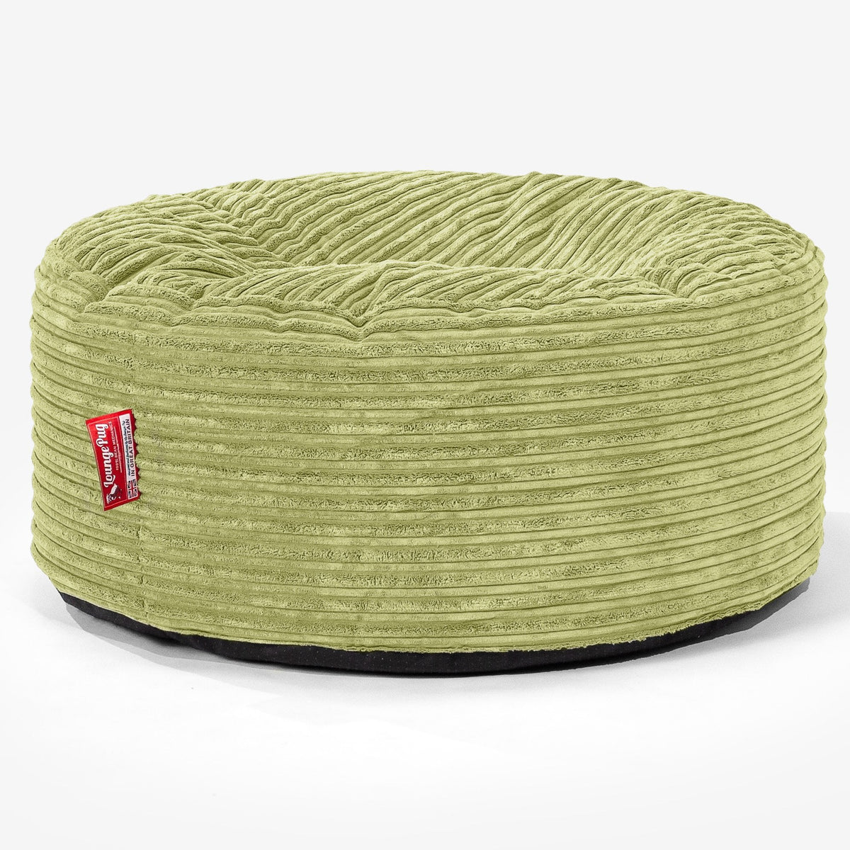 Lime green shop pouffe