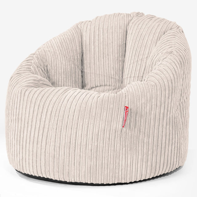 Cuddle Up Beanbag Chair - Cord Ivory 01