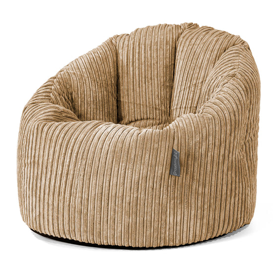 Cuddle Up Beanbag Chair - Cord Sand 01