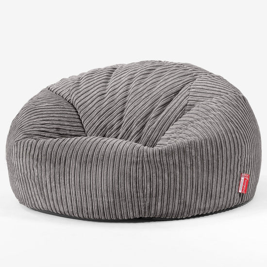 Classic Sofa Bean Bag - Cord Graphite Grey 01