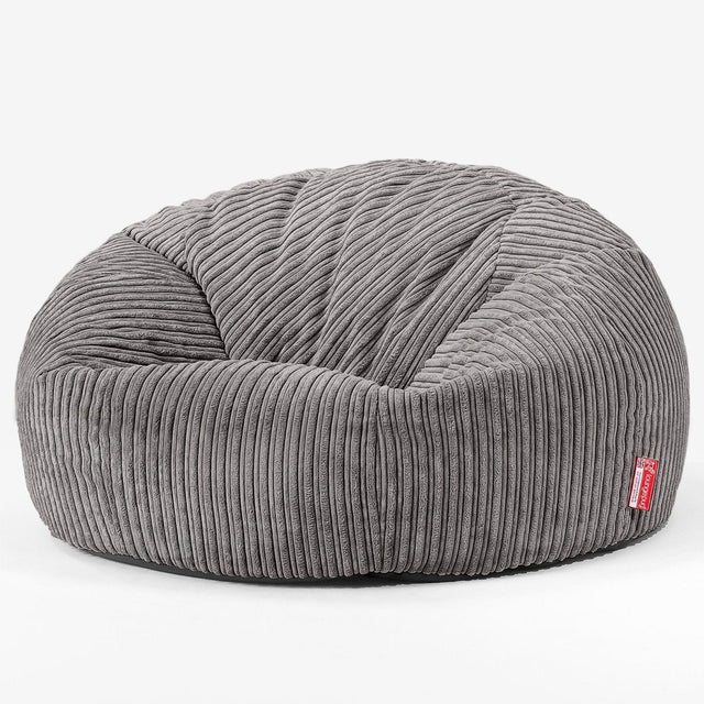 Classic Sofa Bean Bag - Cord Graphite Grey 01