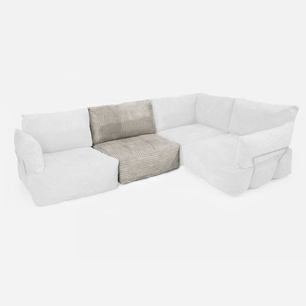 Modular Sofa Centre Unit - Cord Mink 01